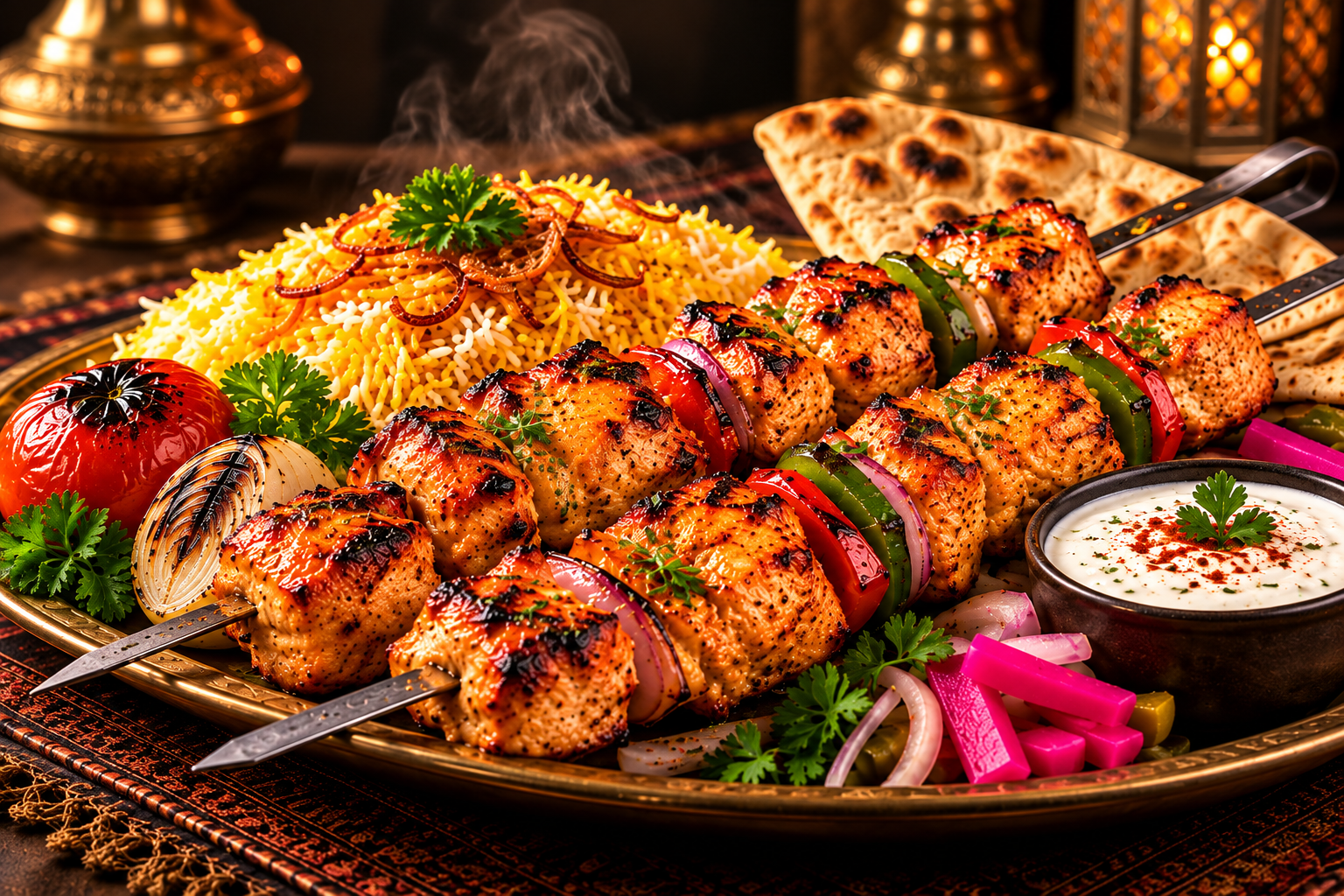 Royal Shish Tawook Skewers